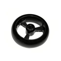 Castor Wheel 125mm X 35mm - 3 Spoke - Black