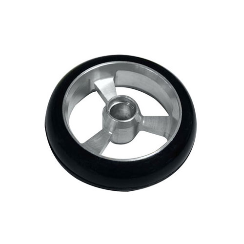 Castor Wheel 125mm X 35mm - 3 Spoke - Silver